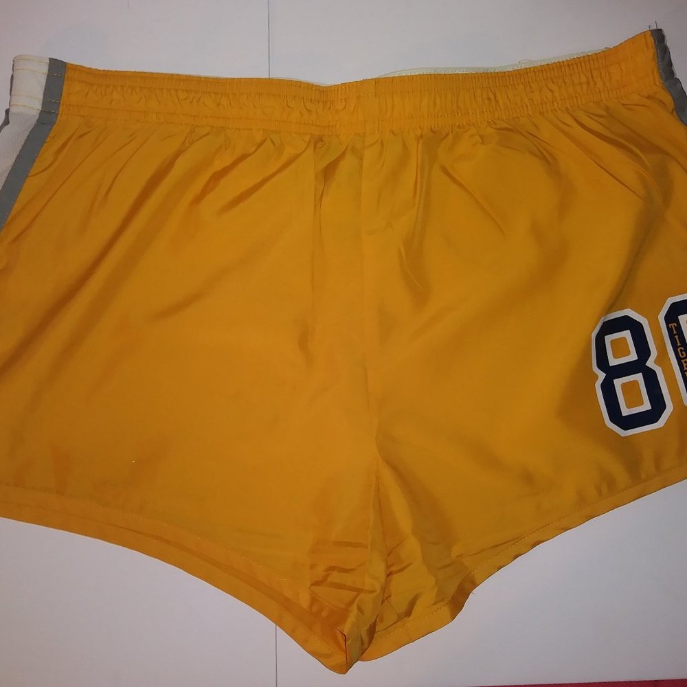 VICTORIA' S SECRET PINK SHORT SIZE M DARK YELLOW